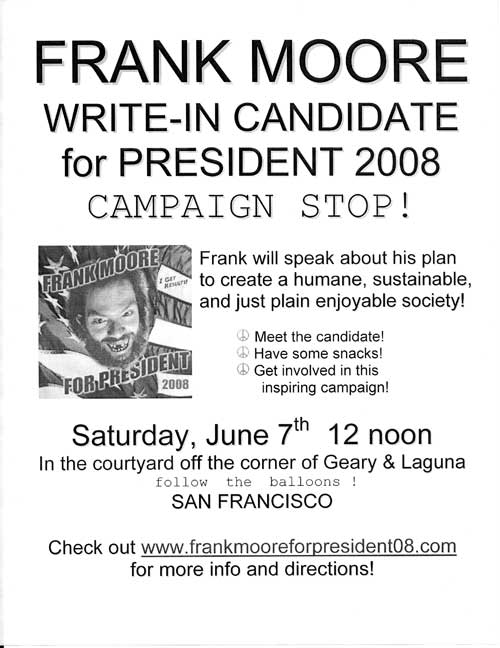 Campaign stop in San Francisco